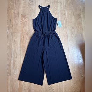 Athleta Sol Wide Leg Romper - black, brand new w/ tags - size 4